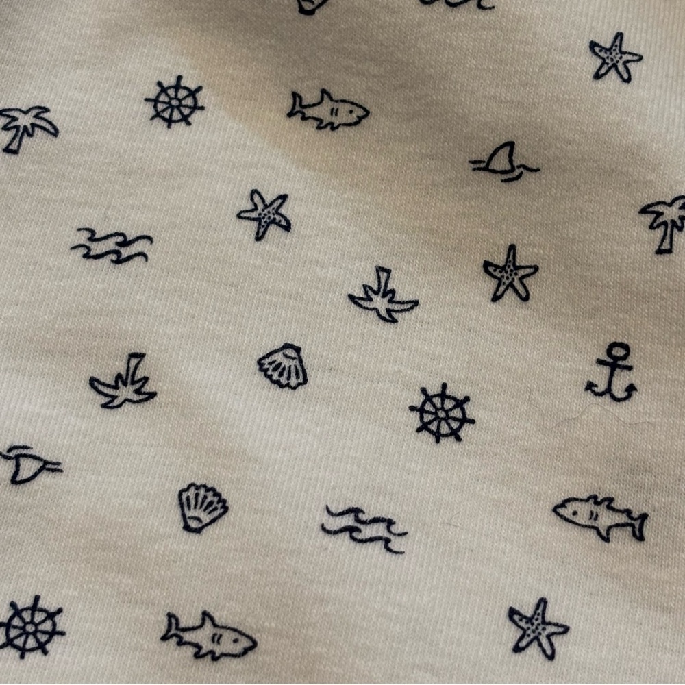 Carter's Summer Baby Bundle Outfit Set Lot of 7 Sharks Boating Beach 3mo - Picture 8 of 9